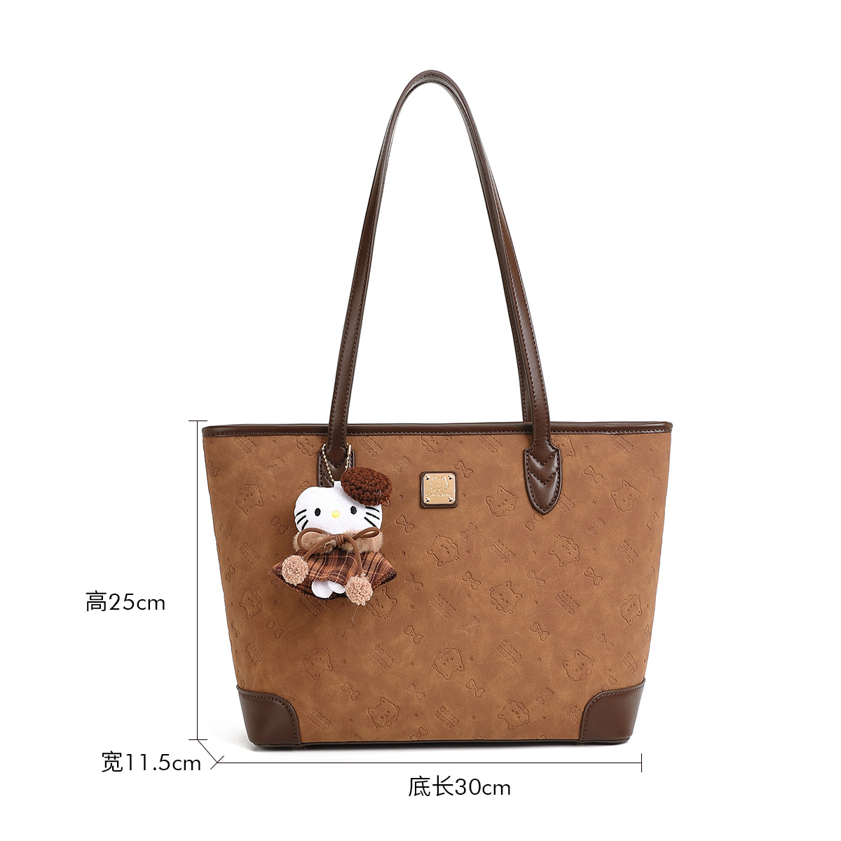 Cow & Kitty designer bag free shipping 2025 New Large Capacity Tote Bag Light Luxury Fashion Cute Printed Casual Handbag for woman