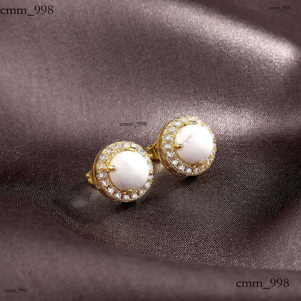 Natural Lapis Lazuli Sier Ball for Women, Light Niche Design, High-end Fashionable Temperament Earrings