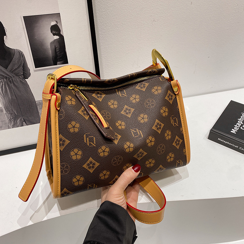 hot Free shipping designer bags for womens Shoulder Women Light Luxury Commuter Printed Diagonal Cross Small Square Bag