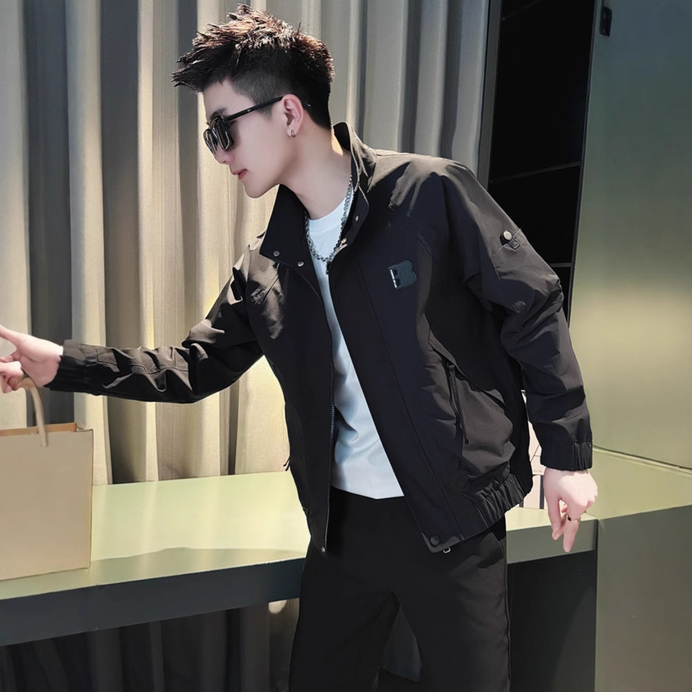Trendy Jacket Men Workwear Jacket For Men Spring And Autumn New Fashion Casual Designer Jacket Stylish Stand Collar Winter Jacket