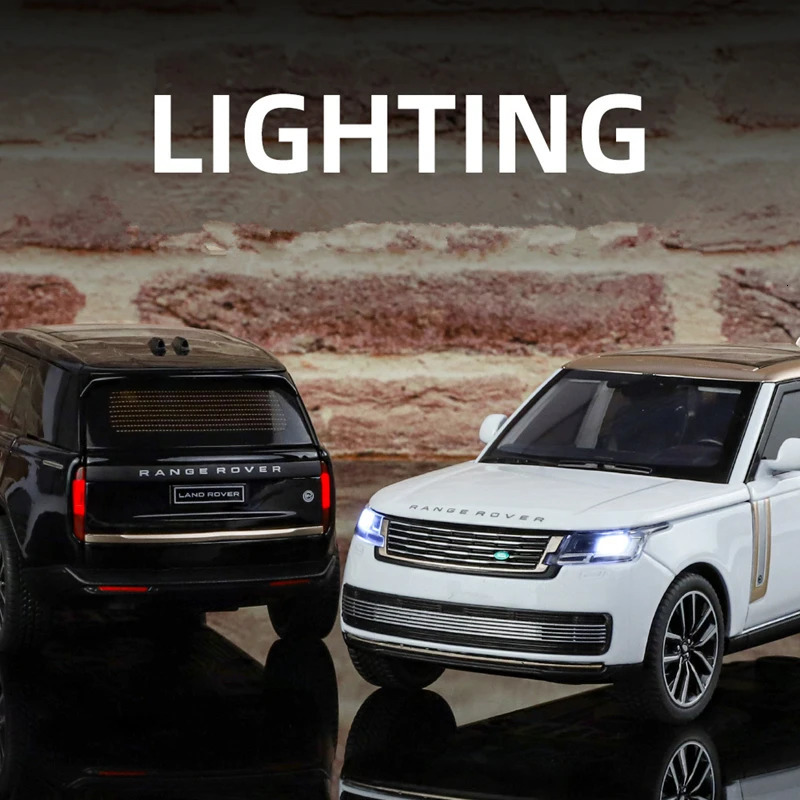 132 Land Range Rover SV SUV Alloy Car Model Diecasts Metal Offroad Vehicles Car Model Sound and Light Simulation Kids Toy Gift 251011
