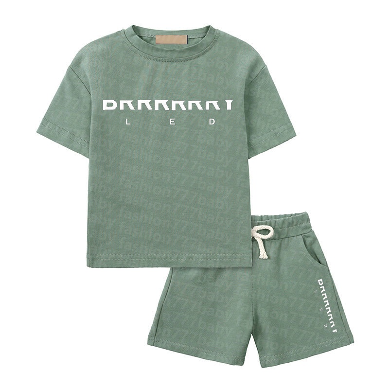 New 10 styles Kids Clothing Sets T-Shirt Pants Set Brand printing Children 2 Piece cotton baby Boys girl Outdoor high quality sports Clothing Fashion Appar 09BXXR19