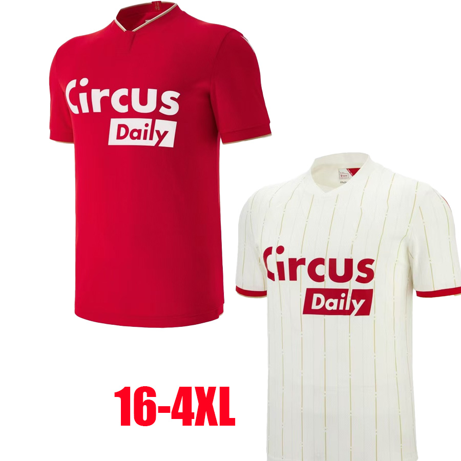 25 26 Standard Liege soccer jersey Djukanovic BULAT SOTIRIS PRICE BATES FOSSEY NGOY 2025 2026 football shirt