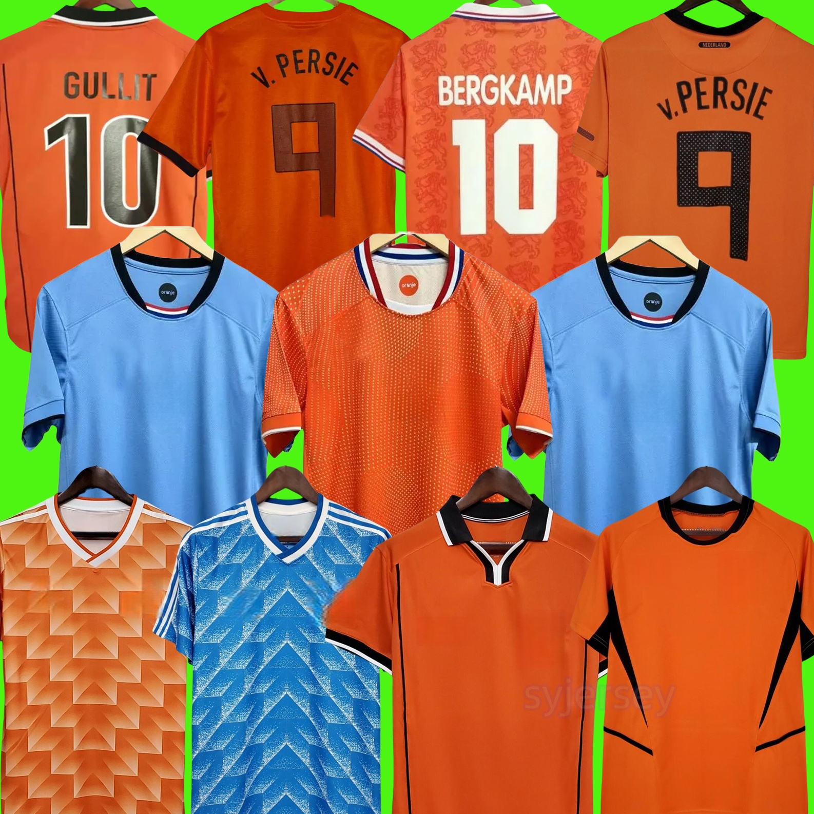 1988 Retro Soccer Jerseys Van Basten 1997 1998 1994 BERGKAMP 96 97 98 Gullit Rijkaard DAVIDS football shirt kids kit Seedorf Kluivert CRUYFF Sneijder Netherlands 888
