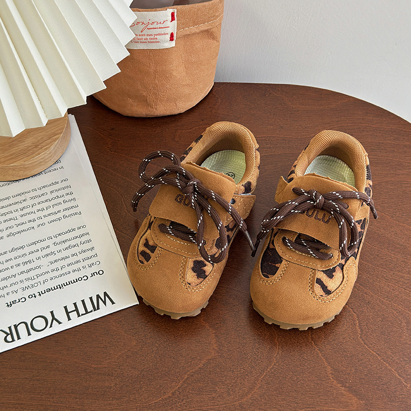 Kids Fashion Design Toddler Boys Shoes Warm Girls Children Walkfashion Sports Leopard Trainers Sizes 22 - 34 W dh1922389