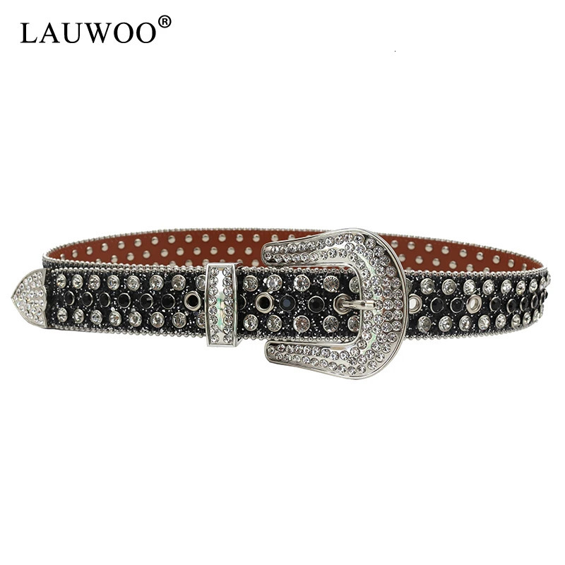 Rhinestones Belts Bling Strap Belt For Women Men Cinto De Strass Western Studded Belt Crystal Cowgirl Cowboy 251011