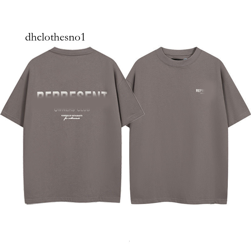 Designer Representor T Shirt Designer Shirt Men T-Shirt Mens Luxury Loose Popular Fashion Shirt Brands Y2k Short Shirt Style Rep Tee Printing Clothes 986