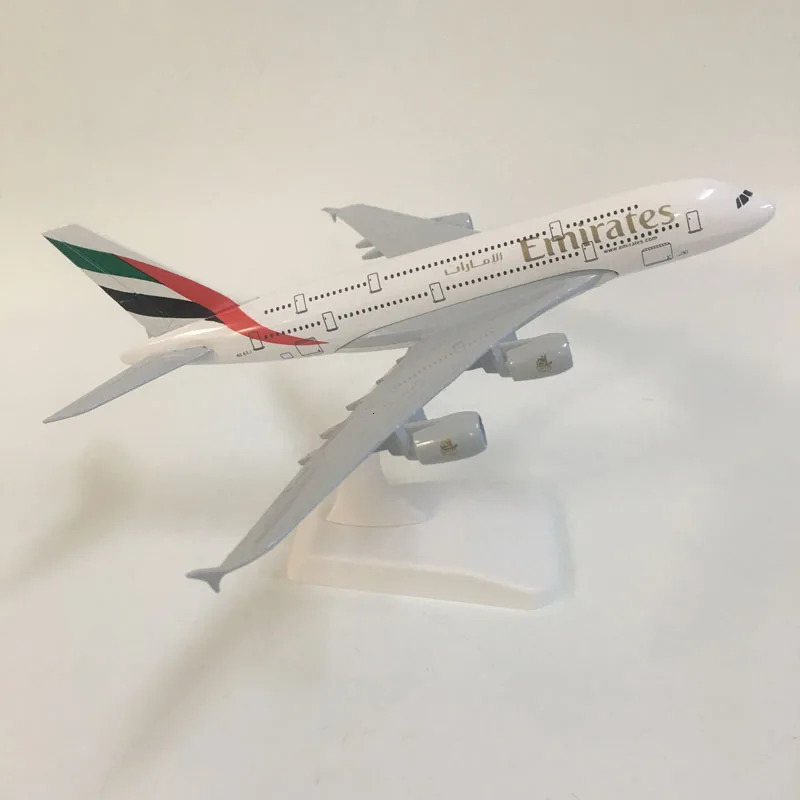 JASON TUTU 20CM United Arab Emirates Airline airbus A380 Plane Airplane Model Aircraft Model Diecast Metal Planes Collect Gifts 251011