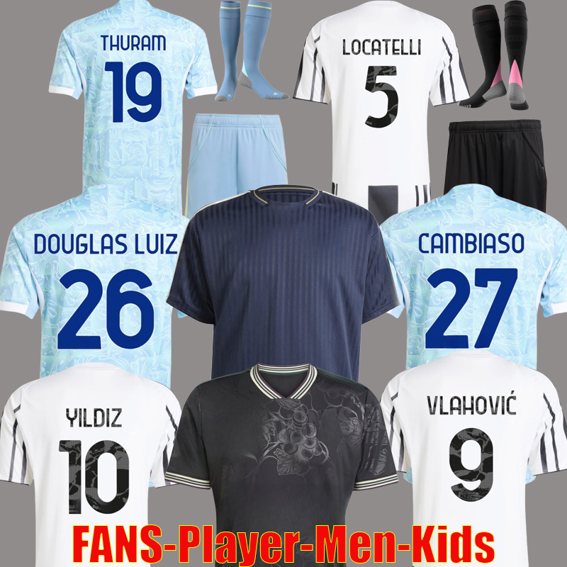 25 26 YILDIZ OPENDA BREMER soccer jerseys 2025 2026 J.DAVID football shirt THURAM CAMBIASO KOOPMEINERS VLAHOVIC men kids Kit top F.CONCEICAO E.ZHEGROVA fans player