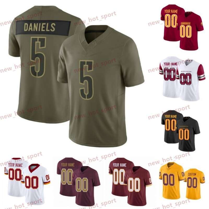 Josh Conerly Jayden Daniels Salute to Service Football Jersey Terry McLaurin Frankie Luvu Deebo Samuel Mike Sainristil Sean Taylor Bobby Wagner Brian Robinson John