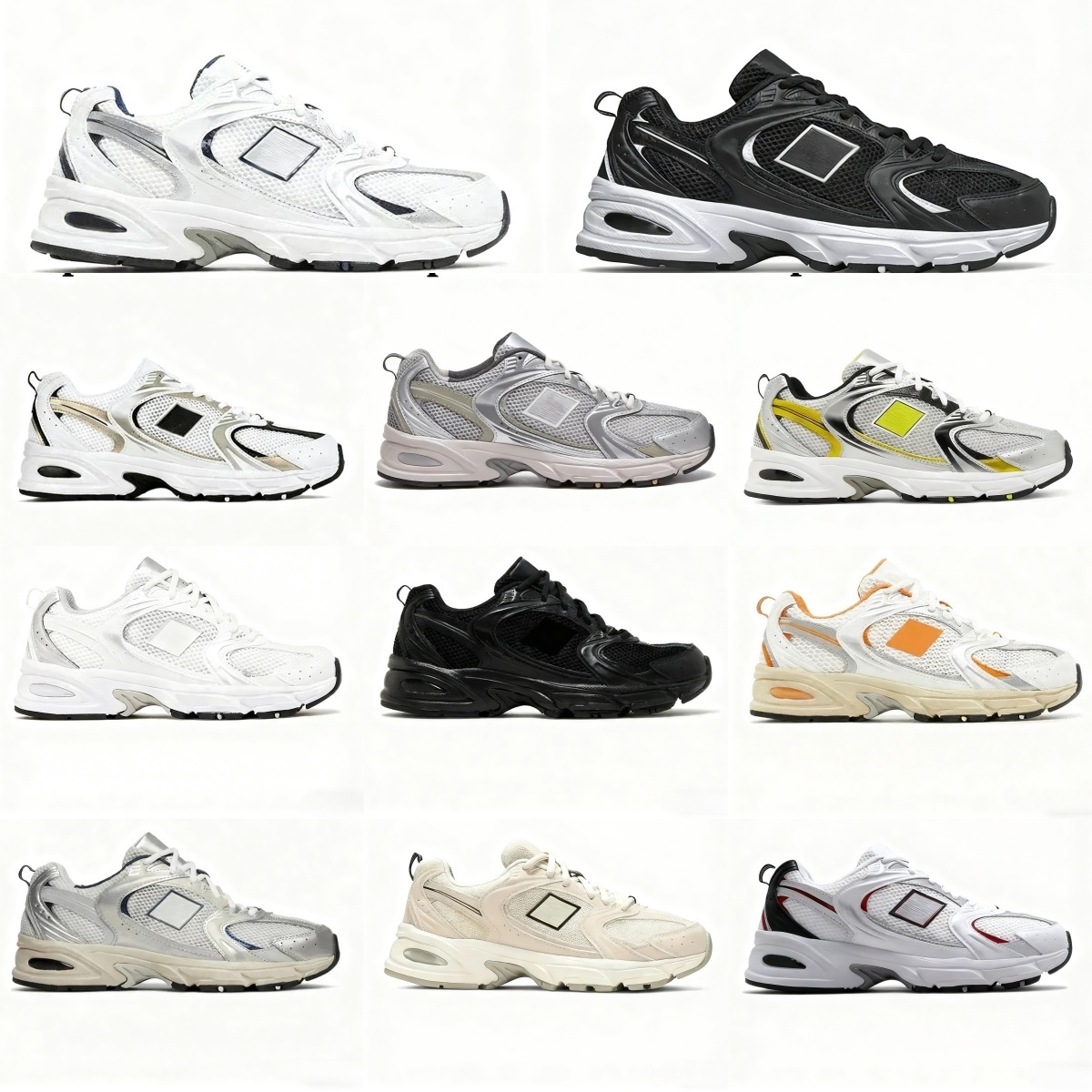 New 530 shoes Designer shoes Sea Salt Beige Brown Suede Print Black White Orange Red Grey Mens Womens Outdoor Sports Sneakers Casual 35-46