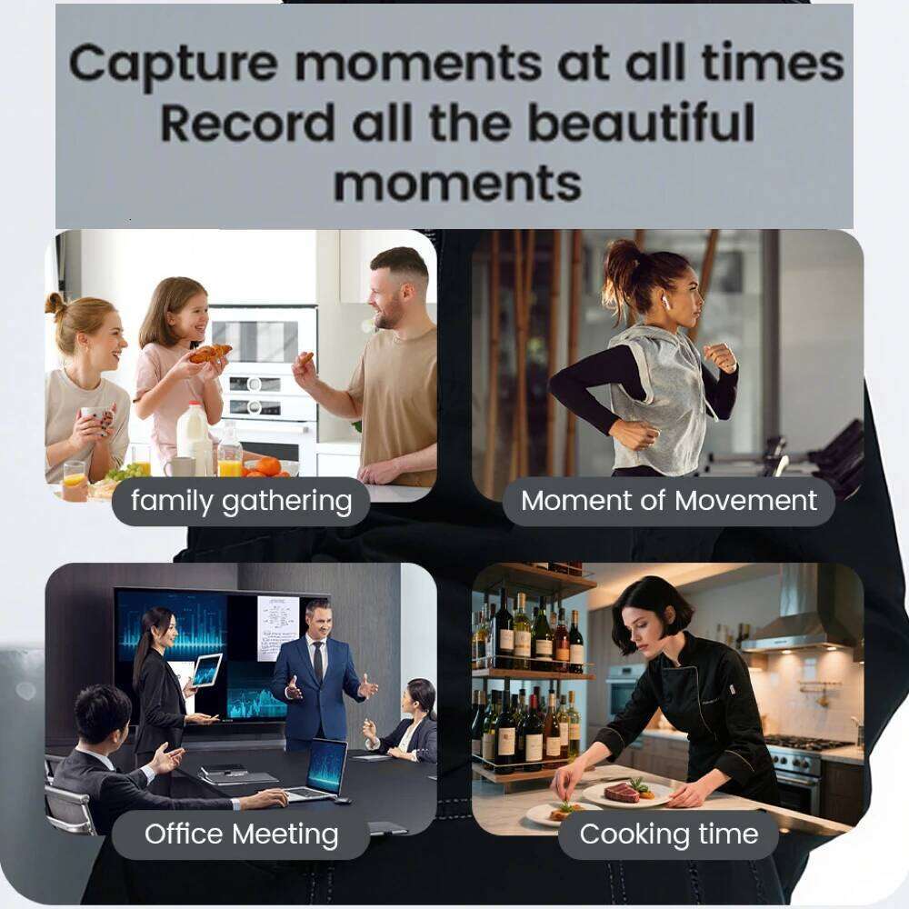 Fashion Glasses Real-Time Translation 800W Camera 1080P Video Recording Anti-Shake Smart Image Recognition Sunglasses