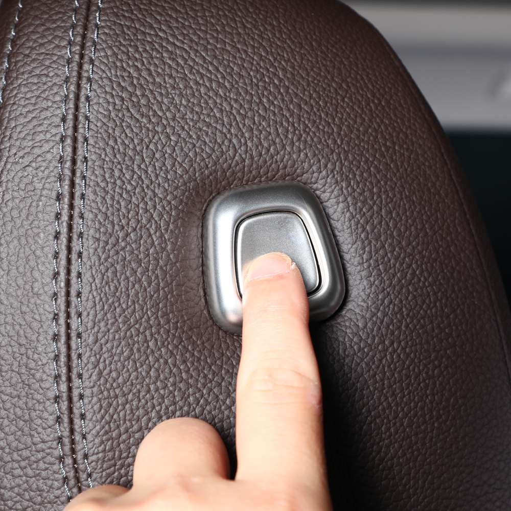 Car Seat Headrest Button Cover Trim for Mercedes-Benz GLE350 W167 GLE450 53 580 63 AMG S GLS450 X167 Interior Accessories