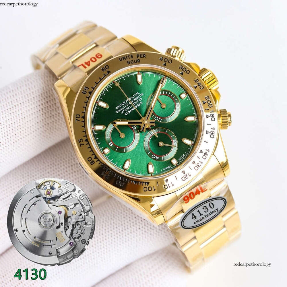 box mens watch designer automatic Cal.4130 mechanical watch 41mm all stainless 904 steel sapphire luminous watch waterproof top quality luxury watch