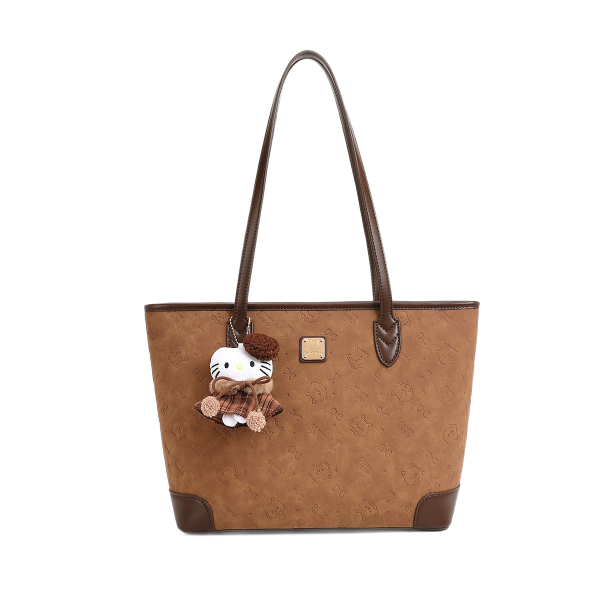 Cow & Kitty designer bag free shipping 2025 New Large Capacity Tote Bag Light Luxury Fashion Cute Printed Casual Handbag for woman