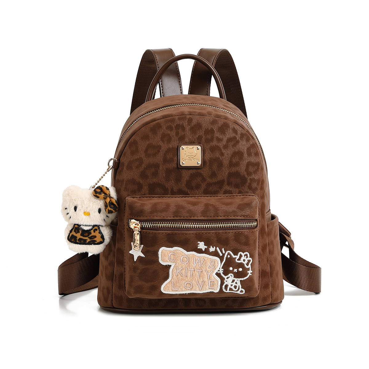 Cow & Kitty designer bag hot free shipping 2025 new light luxury backpack with large capacity fashion and simple commuting backpack for woman