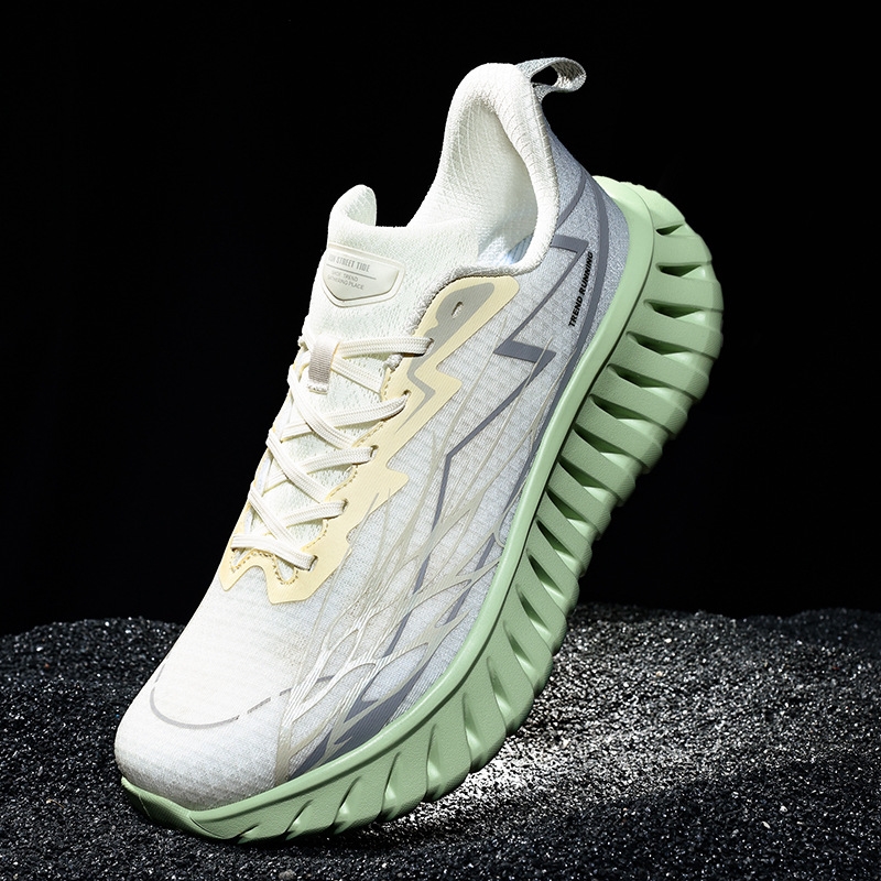 Marathon running shoes unisex high elasticity lightweight shock-absorbing sports shoes outdoor non-slip jogging shoes