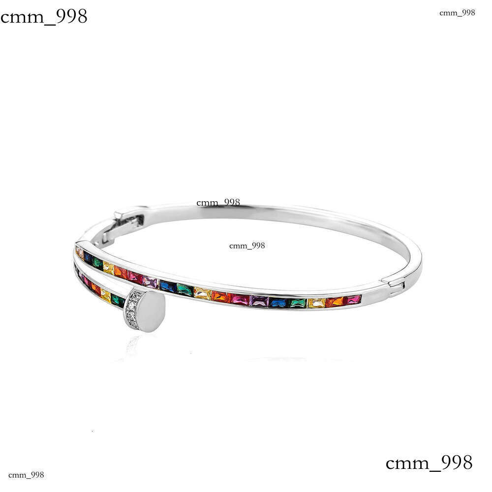 Colorful Full Dia Star Trendy Design Sense Unisex Bracelet Ins Style Jewelry Accessories