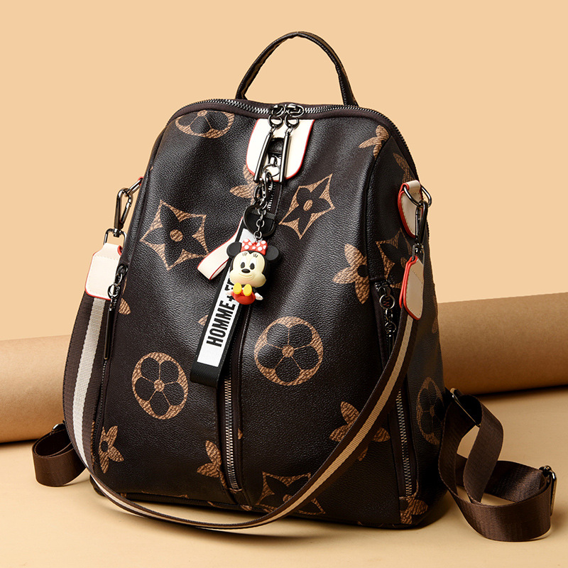 Free Shipping New Bags Women Bags Retro Printed Backpack Large Capacity Fashion Backpack Waterproof Backpack Wholesale