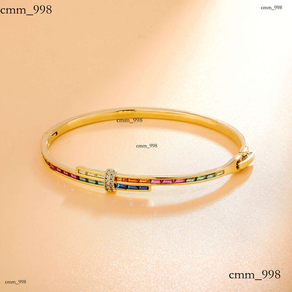 Colorful Full Dia Star Trendy Design Sense Unisex Bracelet Ins Style Jewelry Accessories