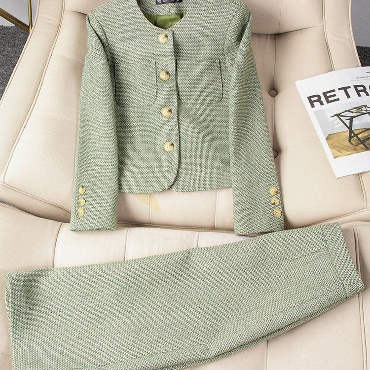 2025 Autumn/Winter New Top Social Elegant Luxury Design Women's Suit Designer Jacket Commuter fashion Fashion Small Jacket Set