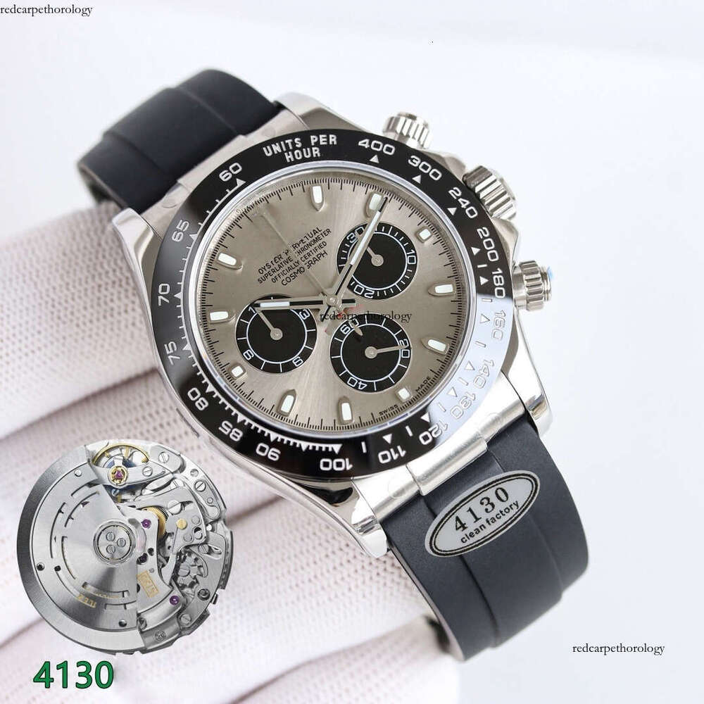 aaa mens watch designer automatic Cal.4130 mechanical watch 41mm all stainless steel sapphire luminous watch waterproof highquality luxury with box watch