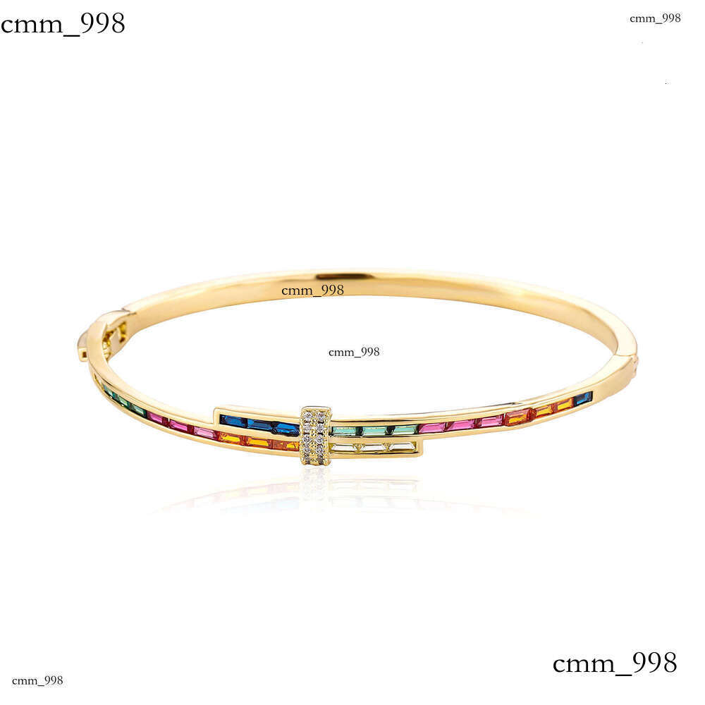 Colorful Full Dia Star Trendy Design Sense Unisex Bracelet Ins Style Jewelry Accessories