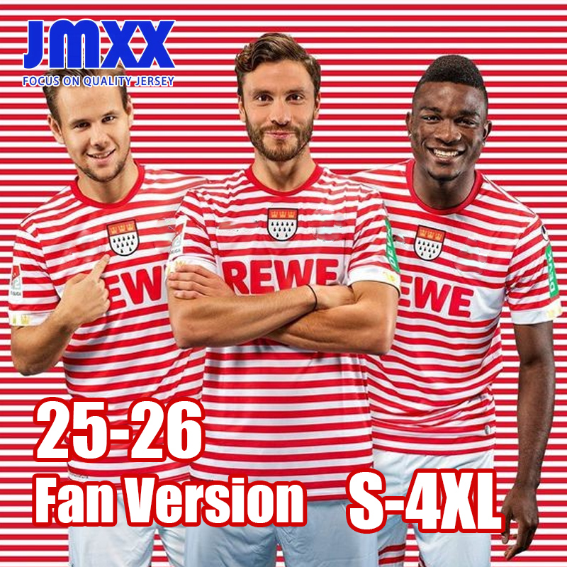 XXXL 4XL JMXX 25 26 Koln Carnival Soccer Jersey Special Mens Uniform Jerseys Man Football Man Shirt 2025 2026 Fan Version