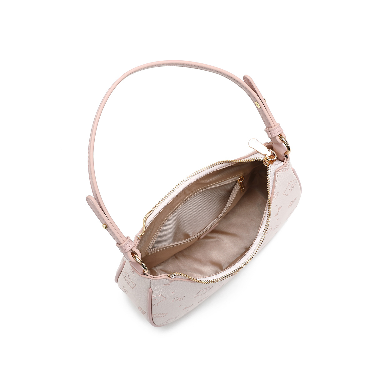 Cow & Kitty designer bag hot free shipping 2025 New Classic Printed Shoulder Bag Cute Leisure Fashion Outdoor Underarm Bag for Women blue pink white