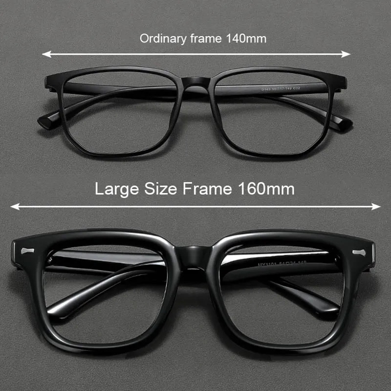 Big Face Glasses Frame 160mm Thick Frame Men Women Large Size Eyeglasses Frame Optical Prescription Glasses 251009