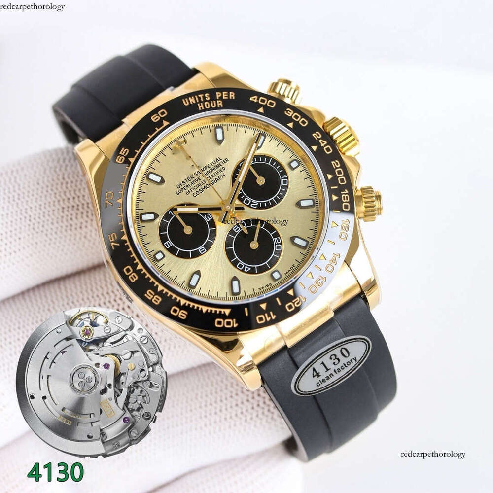 box mens watch designer automatic Cal.4130 mechanical watch 41mm all stainless steel sapphire luminous watch waterproof highquality luxury with box watch