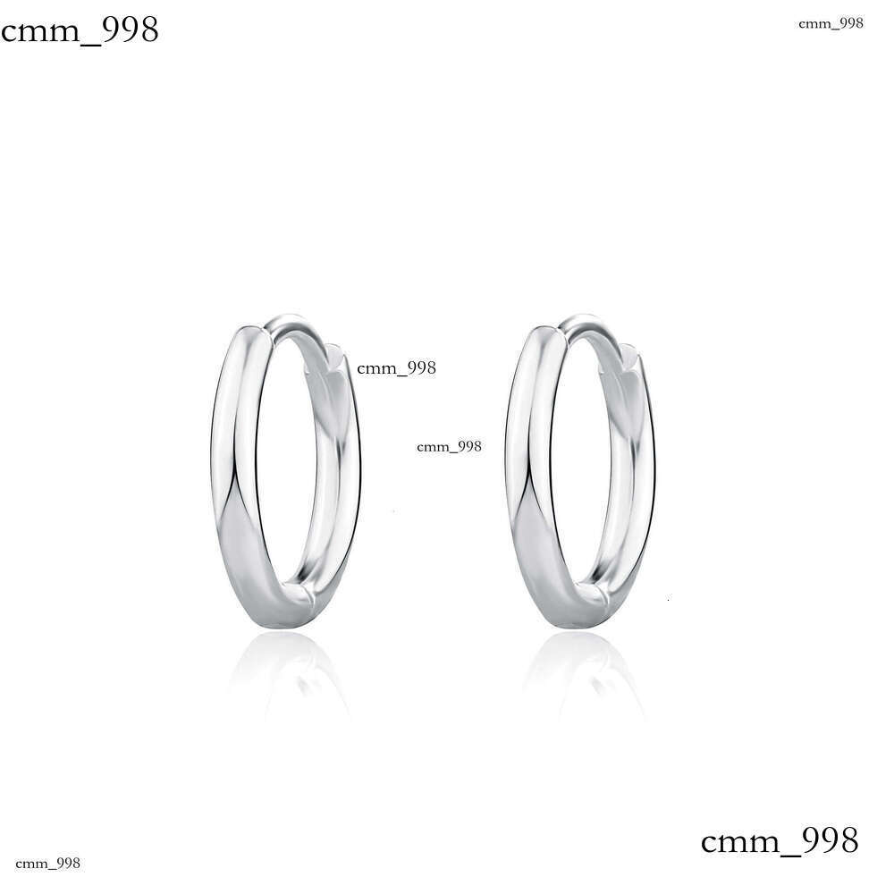 Sterling Sier for Women, Round Hoop Ear Clips, Trendy Stylish Stud Earrings, Sleep-Friendly, Small and Delicate Earrings
