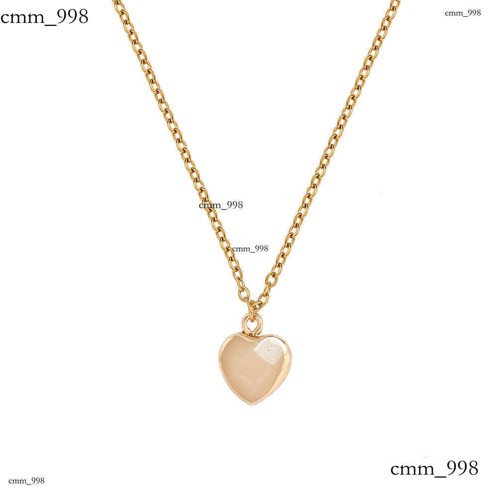 Agate Heart Natural Plated Pendant Crystal Raw Stone Necklace