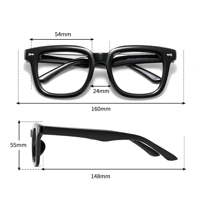 Big Face Glasses Frame 160mm Thick Frame Men Women Large Size Eyeglasses Frame Optical Prescription Glasses 251009