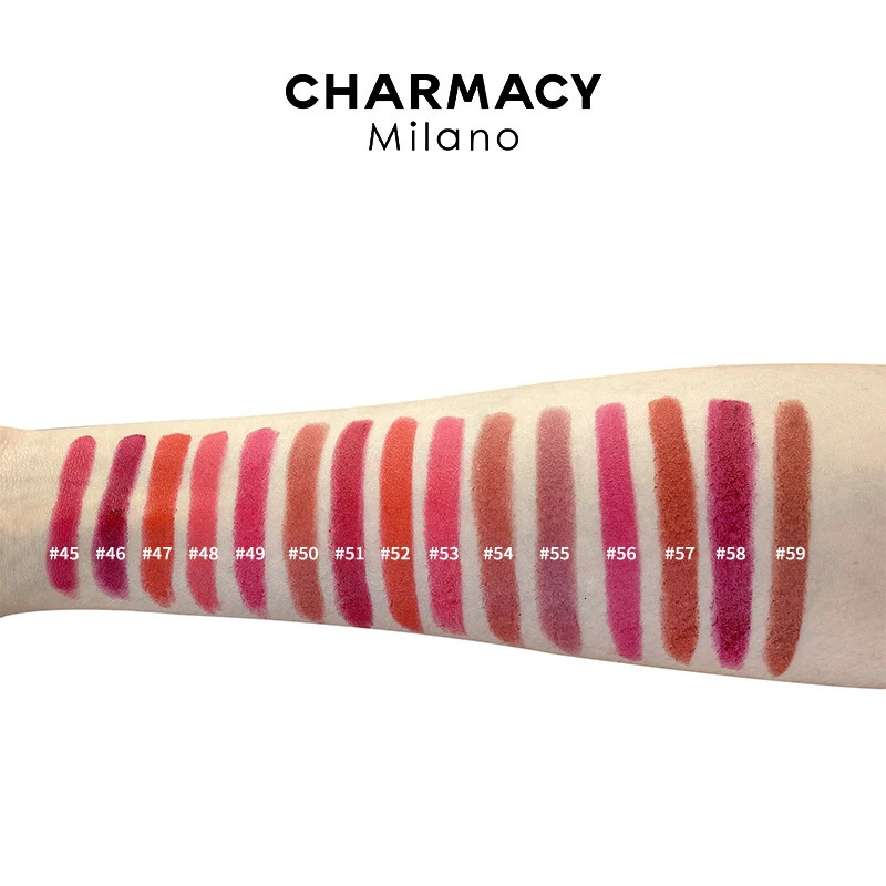 CHARMACY Matte Durable Easy To Wear Lipstick Natural Matte Red Velvet Lip Stick Lip Coloring Makeup Women Beauty Cosmetics 251010