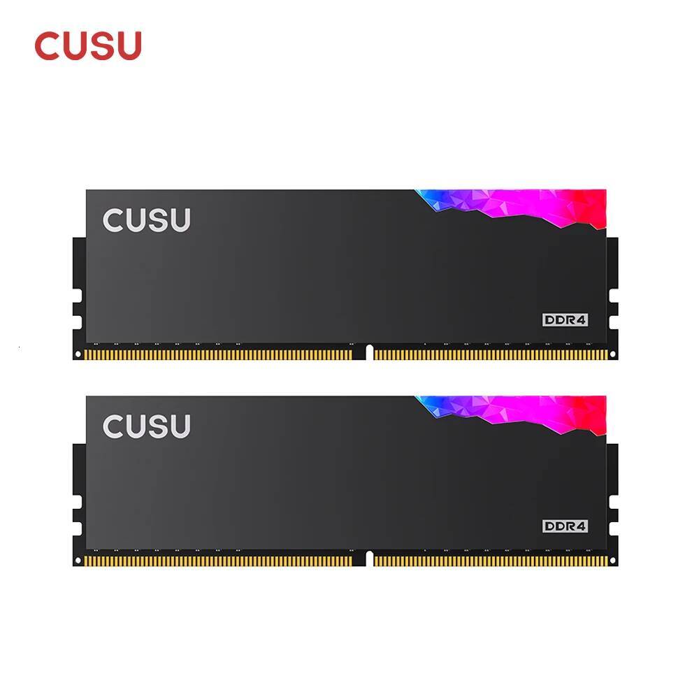 CUSU Ram Memory DDR4 3200mhz 3600mhz DDR4 Rgb 8GB 16GB 135V XMP20 Dual Channel for Desktop Motherboard