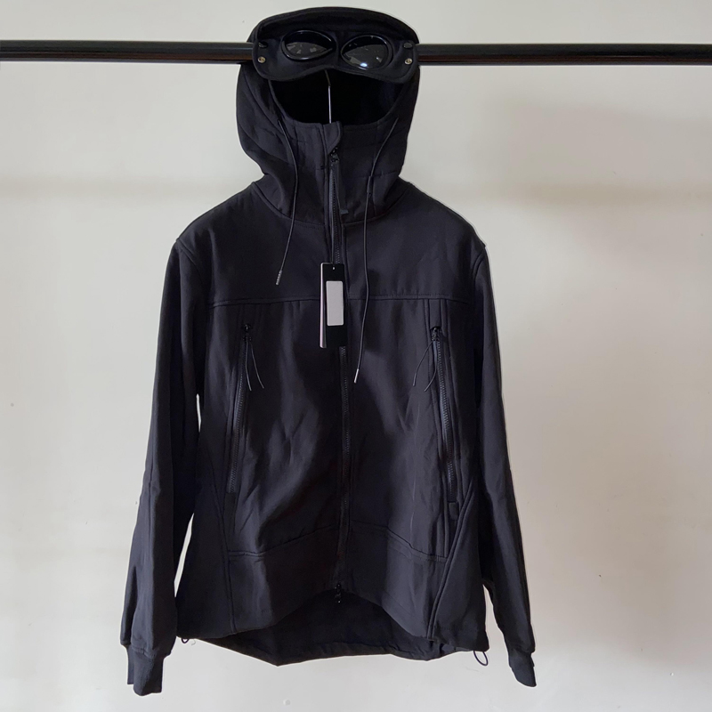 2025 FW mens Jackets Frivolous Casual solid shirt The lapel is versatile Chaopai Black tooling coat European and American simple top Metal nylon fabric