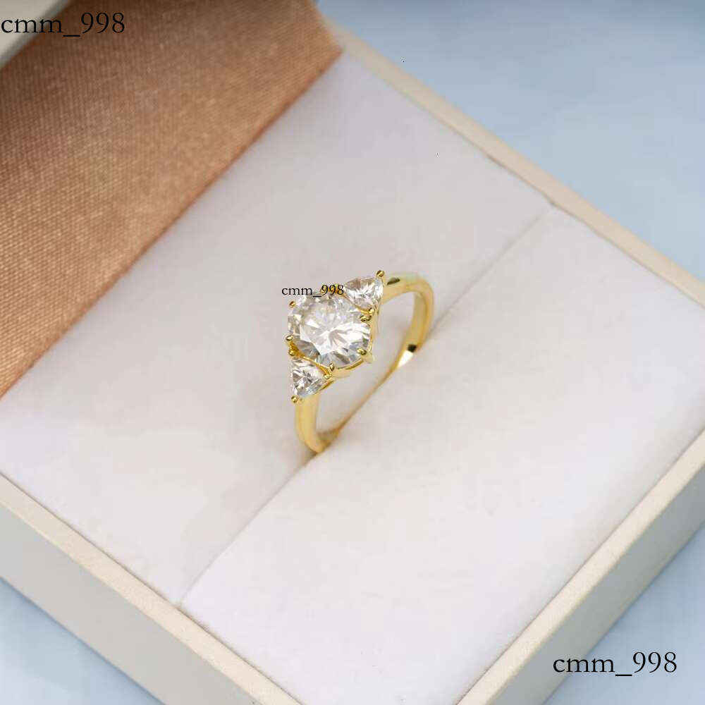 Vvs Engagement Sier Ring Wholesale Fine Jewelry Women Moissanite Wedding Rings