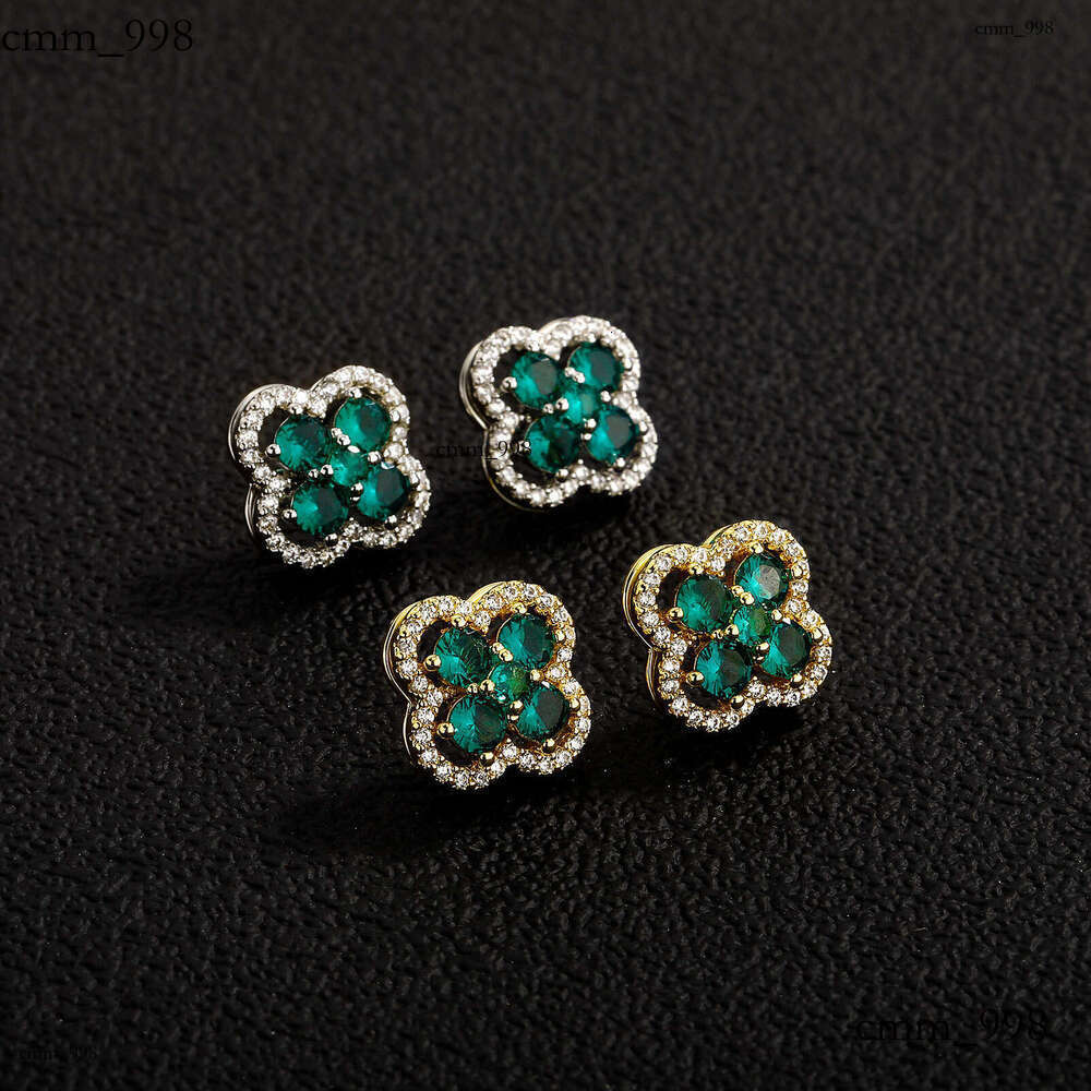 Chunhe Jingming Exquisite Earrings French Classic Fashion High-end Sense Jewelry Sterling Silver Zircon Temperament Trendy Cool Ear Hoops