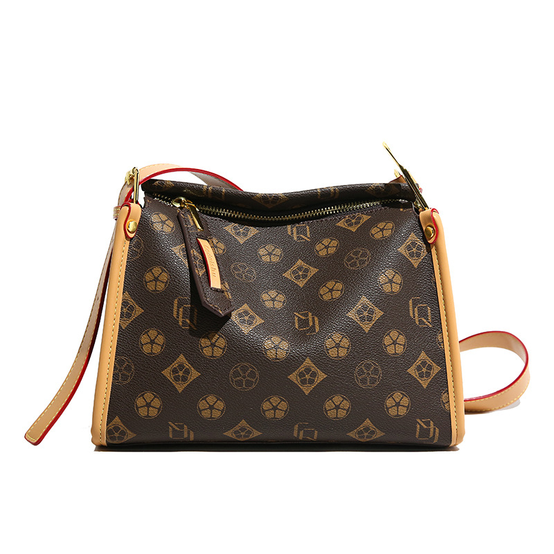 hot Free shipping designer bags for womens Shoulder Women Light Luxury Commuter Printed Diagonal Cross Small Square Bag