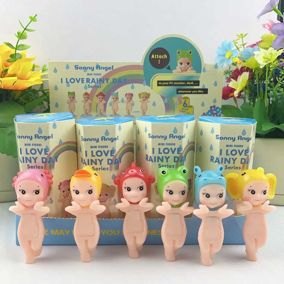 2025Hot S Angel I LOVE RAINY DAY Series Mini Figures Action Model Toy Mystery Blind Box Collectible Decor Girl Toy Birthday Gift L2510090RM1