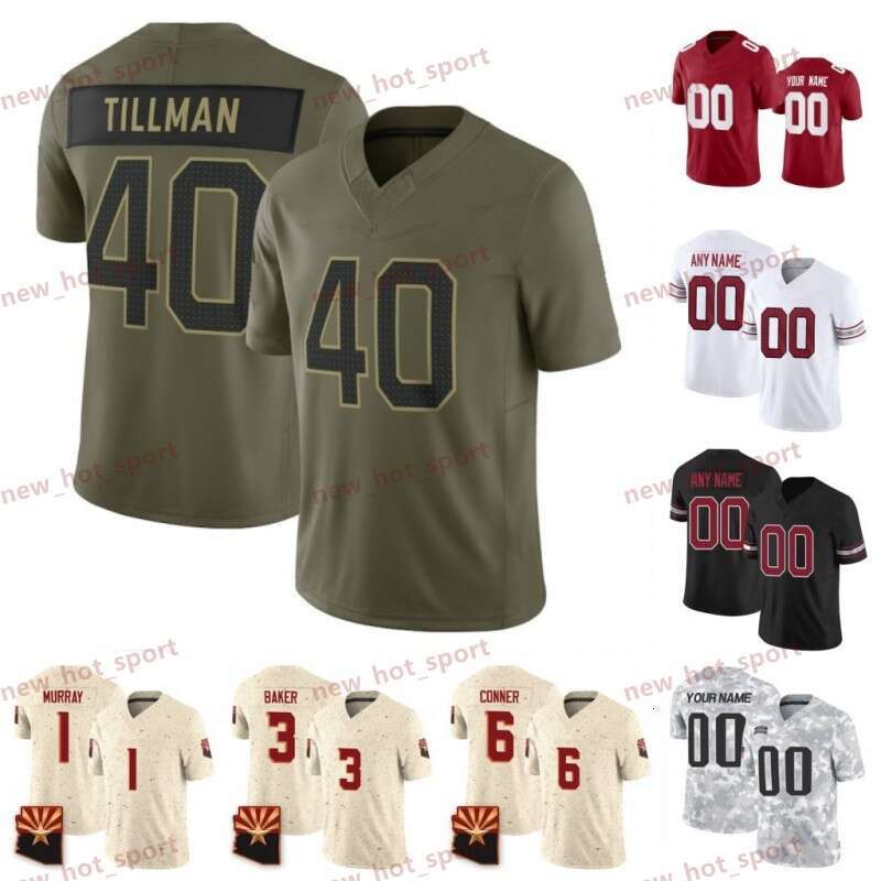 Walter Nolen Marvin Harrison Salute to Service Football Jersey Trey McBride James Conner Kyler Murray Budda Baker Watt LJ Collier Garrett Williams Hjalte Froholdt