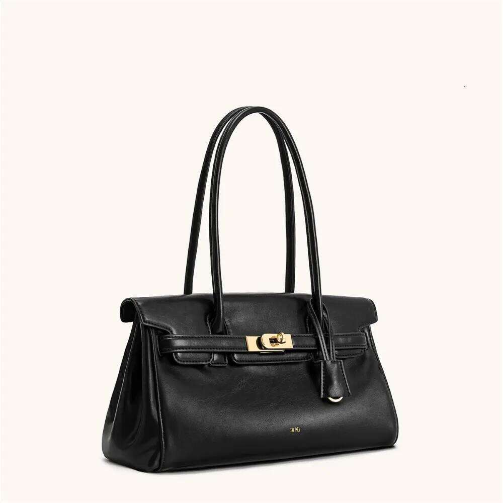 JW PEI Yara Handbag Women Tote Black Vegan Leather Designer Shoulder Bag for Work Daily Commuting Pures 2025 New