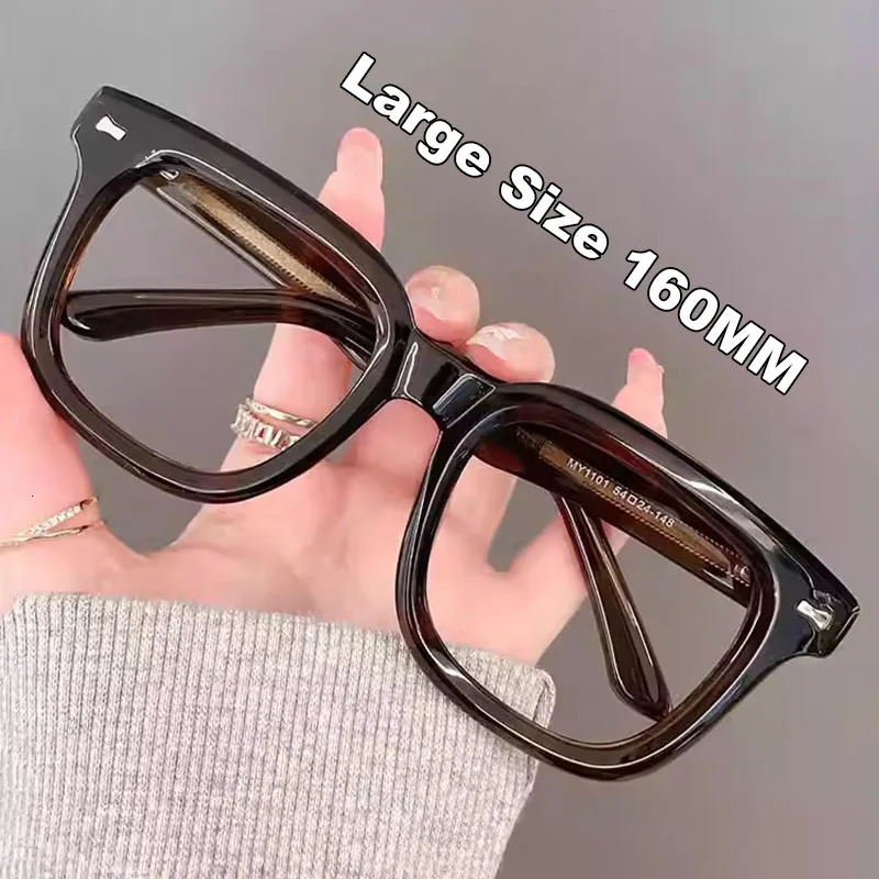 Big Face Glasses Frame 160mm Thick Frame Men Women Large Size Eyeglasses Frame Optical Prescription Glasses 251009