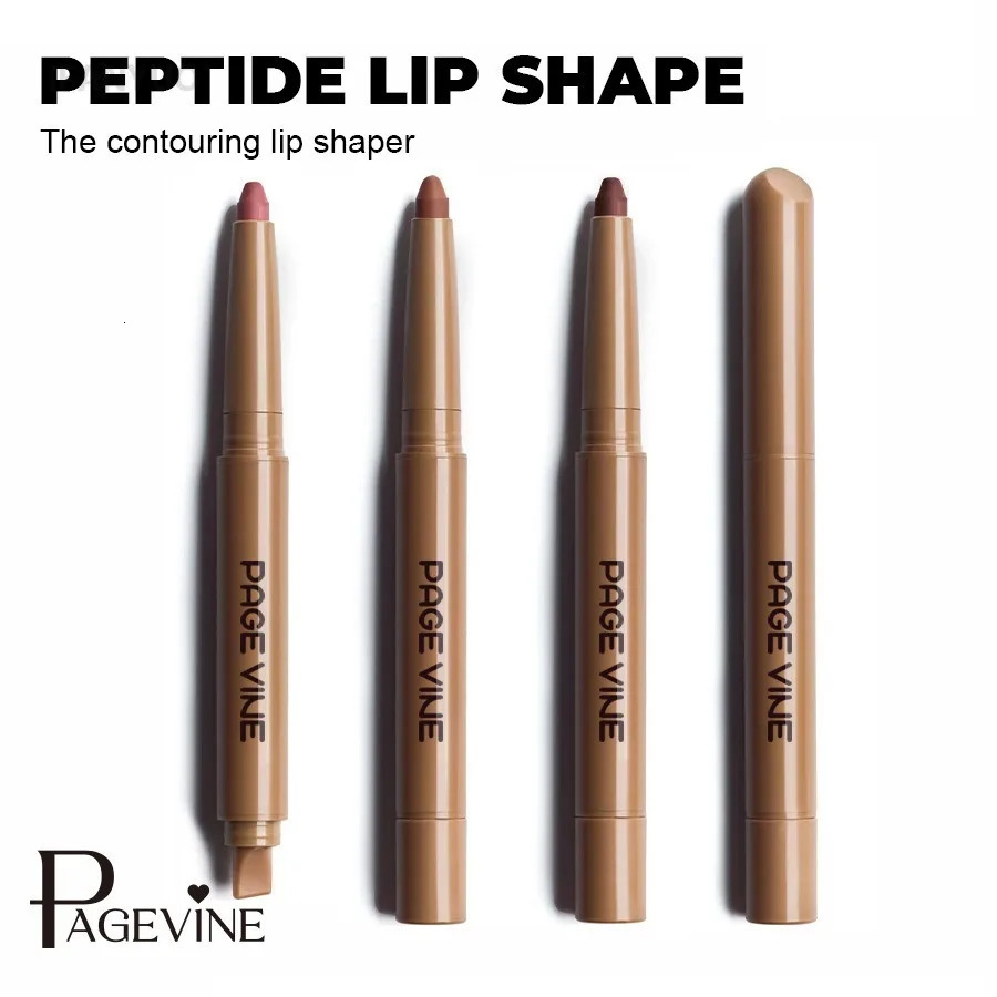 Chocolate Brown Silky Lipliner Pen Peptide Lipgloss Pencil Lasting Matte Nude Pink Lipstick Lip Outline Contour Defind Lip Liner 251010