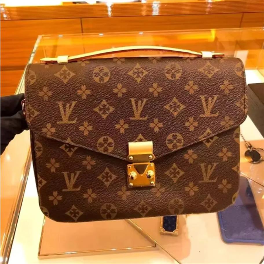 10A luxurys designers crossbody bag pochette metis Women handbag messenger bags oxidizing leather elegant shoulder bags Purse Crossbody bags M44875