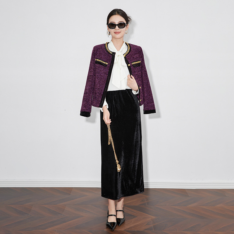 2025 Autumn/Winter New Designer Jacket Top design Exquisite Social Style Short Coat Coarse Floral Short Style New Luxury Women's Fashion