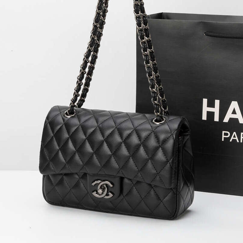 designer bag Luxury bag designer bag CF Classic Quilted Chain Versatile Genuine Leather Crossbody Small Style High-Quality Texture Women's Bag