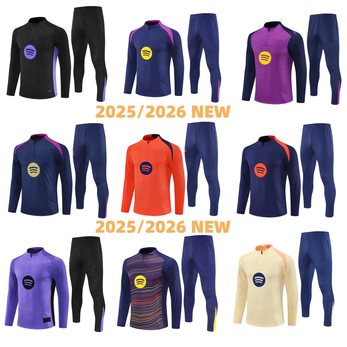 2025 2026 bBarcelonaA tracksuit long training suit 25 26long sleeve suit kit uniform chandal adult sweatshirt Sweater long sleeved men kids sets bBarcelonaA