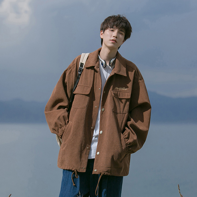 American Style New Corduroy Jacket For Men Spring And Jacket Men Autumn New Loose Casual Ins Trend Brand Workwear Designer Jacket Jacket Top